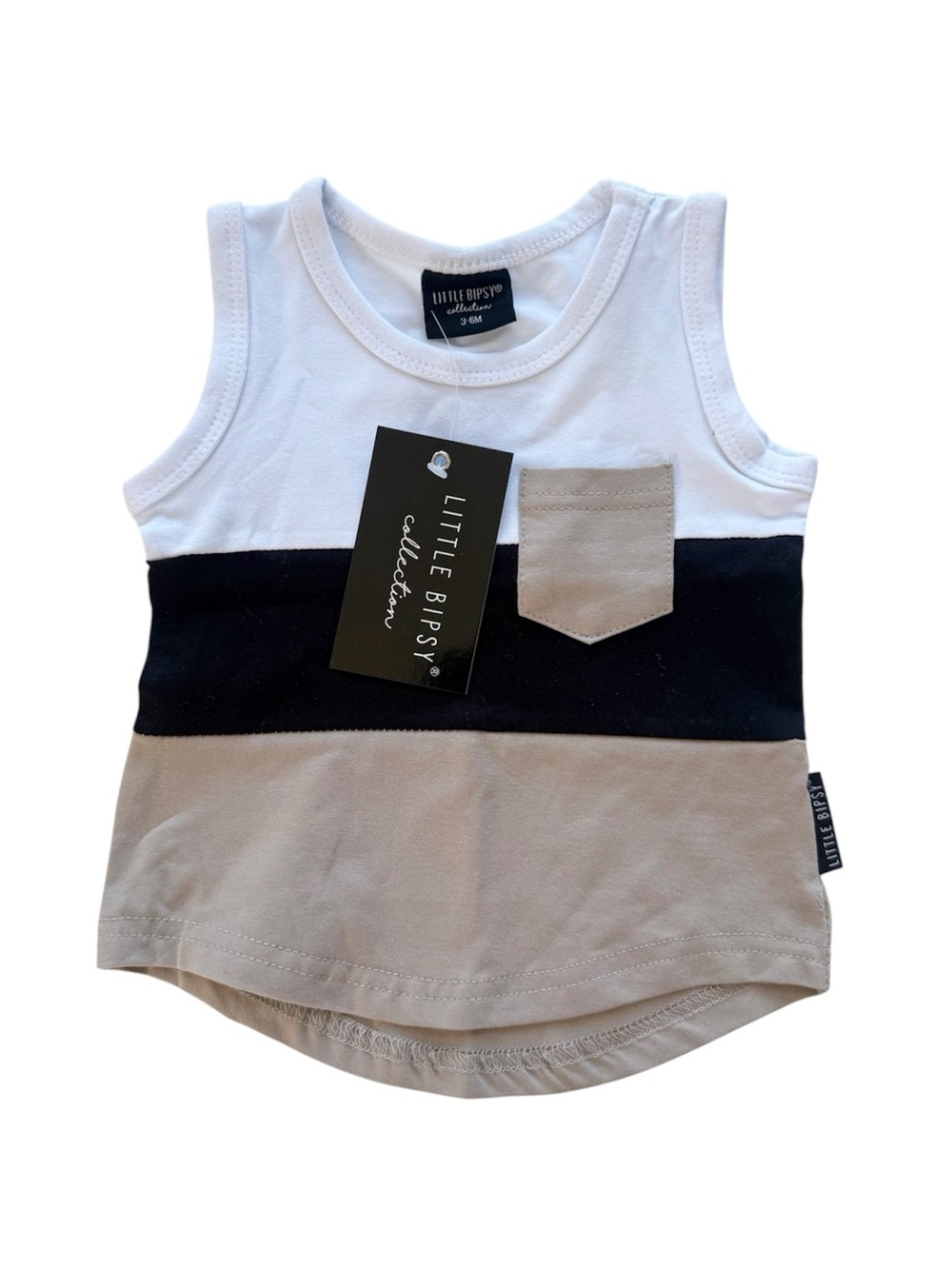 NWT Little Bipsy Pocket Tank 3-6M
